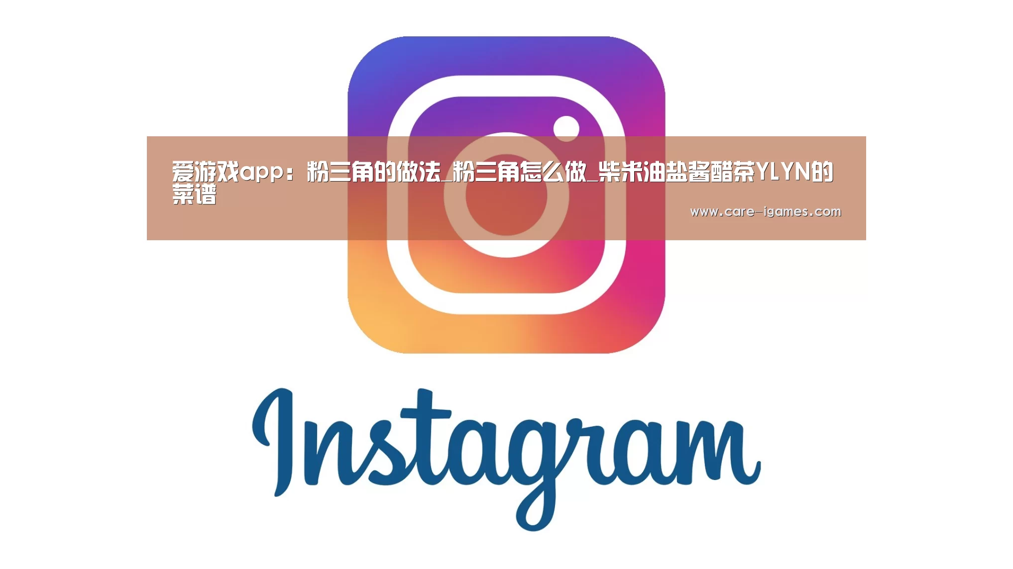 爱游戏app:粉三角的做法_粉三角怎么做_柴米油盐酱醋茶YLYN的菜谱(图1) 爱游戏体育全站