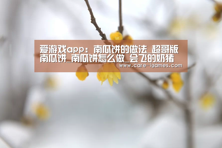 爱游戏app:南瓜饼的做法_超哥版南瓜饼_南瓜饼怎么做_会飞的奶猪儿_超哥的菜谱(图2) 爱游戏app:南瓜饼的做法_超哥版南瓜饼_南瓜饼怎么做_会飞的奶猪儿_超哥的菜谱(图2)